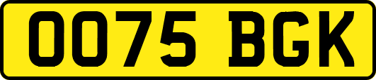 OO75BGK
