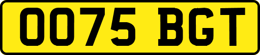 OO75BGT