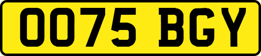OO75BGY