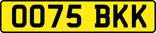 OO75BKK