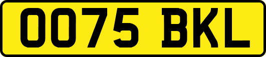 OO75BKL