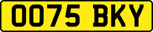 OO75BKY
