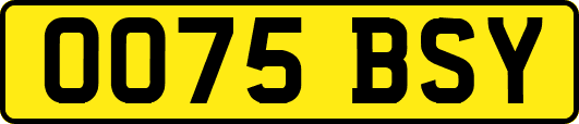 OO75BSY