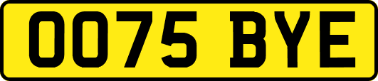 OO75BYE