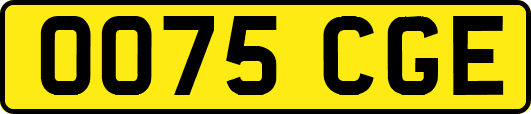 OO75CGE