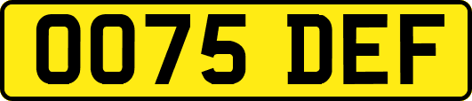 OO75DEF