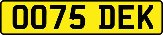 OO75DEK