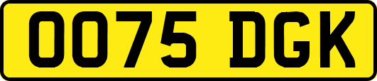 OO75DGK