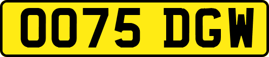 OO75DGW