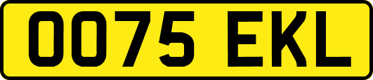 OO75EKL