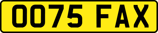 OO75FAX