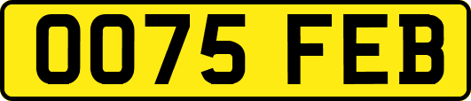 OO75FEB