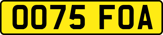 OO75FOA