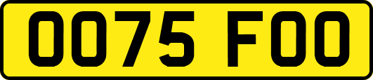 OO75FOO