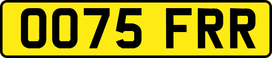 OO75FRR