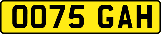 OO75GAH
