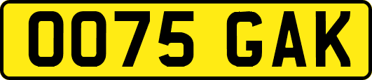 OO75GAK