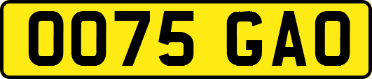 OO75GAO
