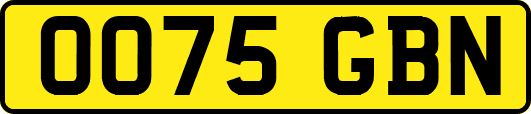 OO75GBN