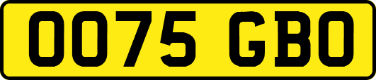 OO75GBO