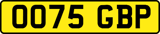 OO75GBP