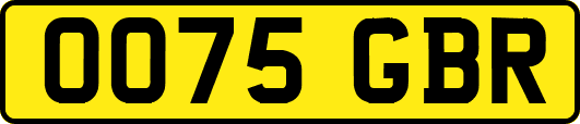 OO75GBR