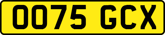 OO75GCX