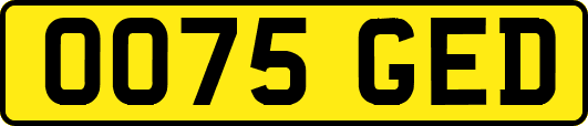 OO75GED