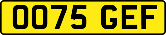 OO75GEF