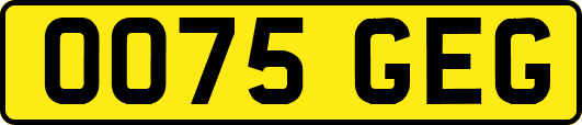 OO75GEG