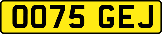 OO75GEJ