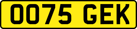 OO75GEK