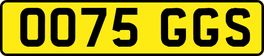 OO75GGS