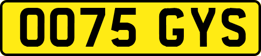 OO75GYS
