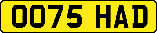 OO75HAD