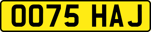 OO75HAJ
