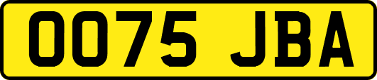 OO75JBA