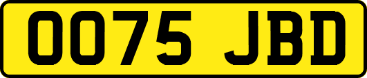 OO75JBD