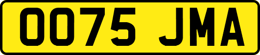OO75JMA