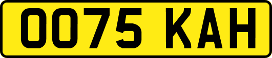 OO75KAH