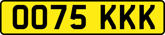OO75KKK