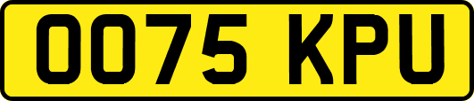 OO75KPU