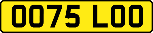 OO75LOO