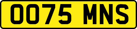 OO75MNS