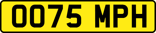 OO75MPH