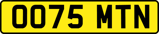OO75MTN