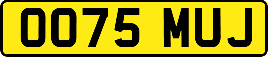 OO75MUJ