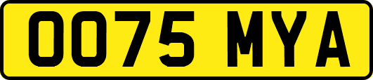 OO75MYA