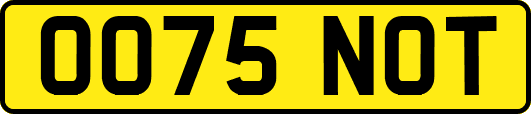 OO75NOT