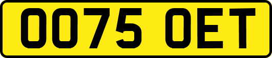 OO75OET